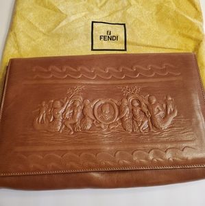 Fendi vintage clutch
